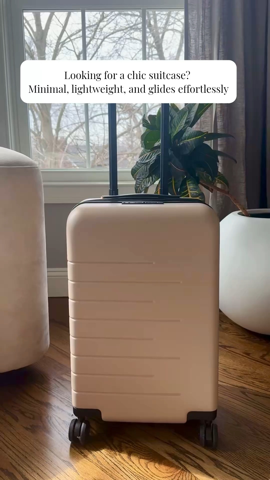 A travel upgrade that feels as good as it looks ✈️ This neutral hard shell suitcase is lightweight, smooth rolling, and perfectly minimal for a more elevated travel look. The clean design, durable exterior, and easy glide wheels make it one of those pieces you’ll actually enjoy using. Perfect carry-on size for weekend trips, spring travel, and vacation packing.


neutral suitcase, carry on luggage, hard shell suitcase, minimalist travel essentials, beige luggage, lightweight suitcase, travel organization, vacation packing essentials, aesthetic travel gear, modern luggage, quiet luxury travel, airport style, neutral travel accessories, weekend travel bag, rolling carry on
@Quince 
#travelessentials #carryonluggage #neutralstyle #travelorganization #luggagefinds #weekendtravel #minimaliststyle #travelmusthaves


#LTKHome #LTKTravel #LTKdayinmylife