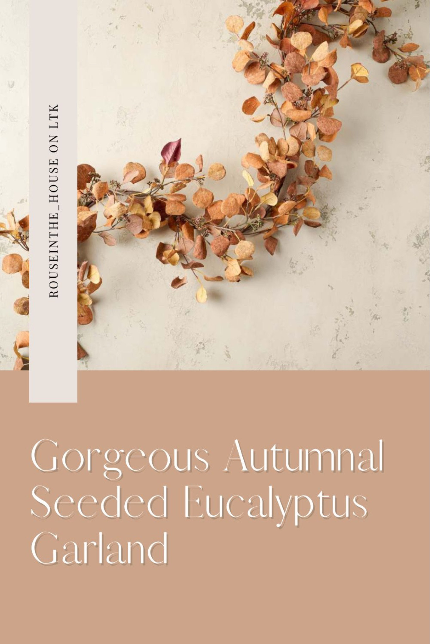 Set an elegant Halloween table setting or create a beautiful centerpiece that's perfect for a fall dinner, including Thanksgiving, with this beautiful amber, burnt orange and mustard seeded eucalyptus garland from Magnolia. 

This fall garland would also make for an easy, yet gorgeous fall mantel. 


Fall decor - Fall Garland - Fall Foliage - Fall Home Finds -



#LTKHalloween #LTKfindsunder100 #LTKSeasonal