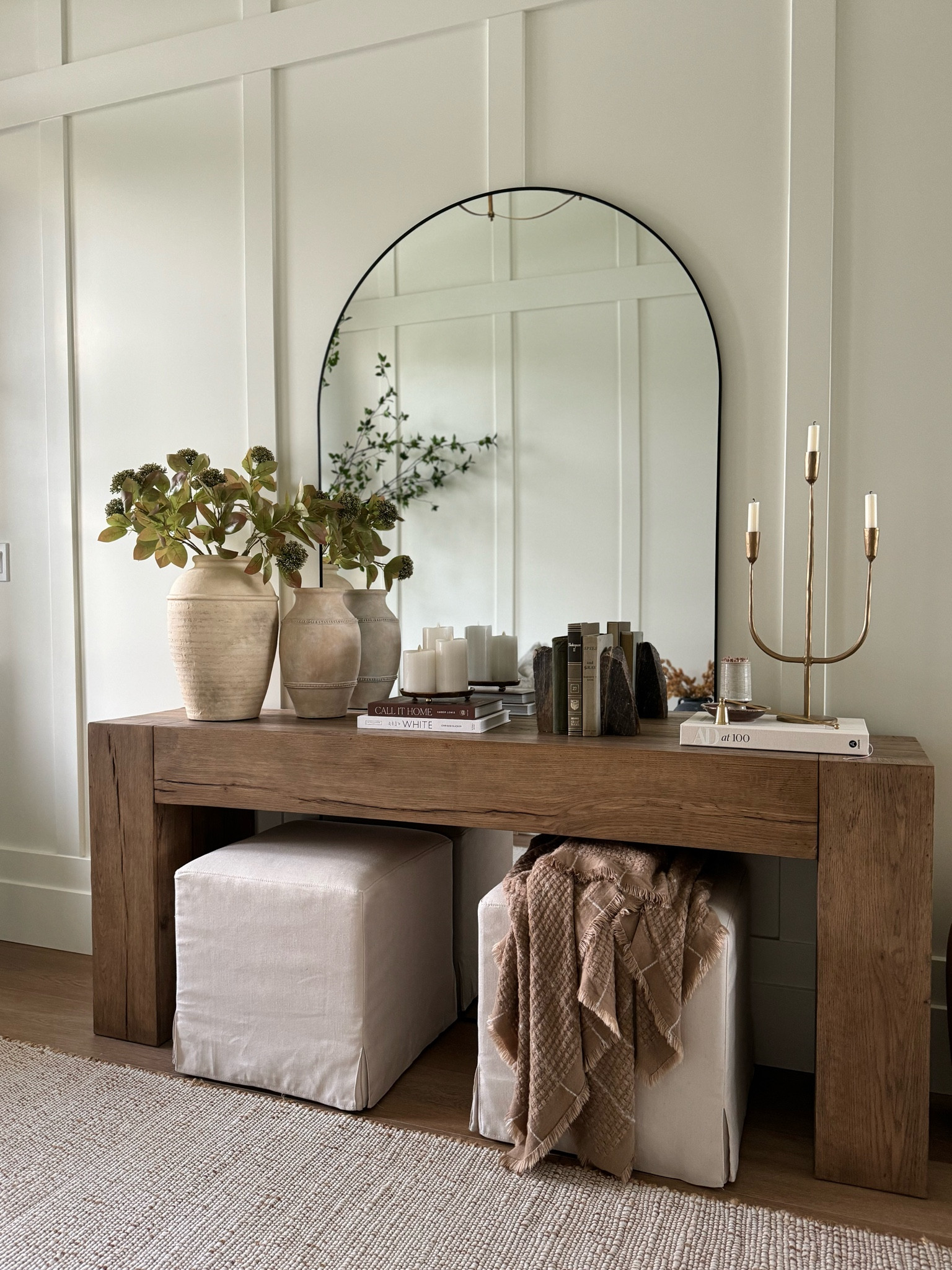 My entryway console table and gold candelabra are some of my favorite finds from @wayfair #wayfair #ad #WayfairPartner  

#LTKHome