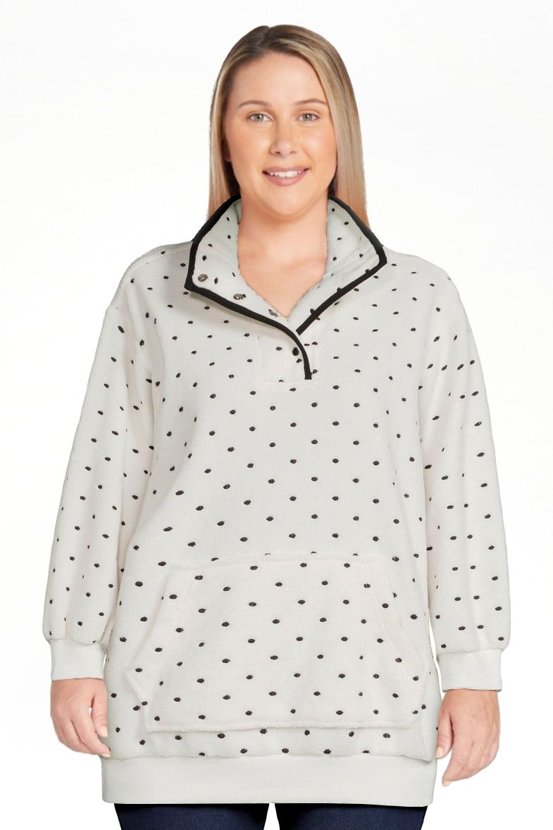 Time and Tru Women's Faux Sherpa Pullover | Walmart (US)