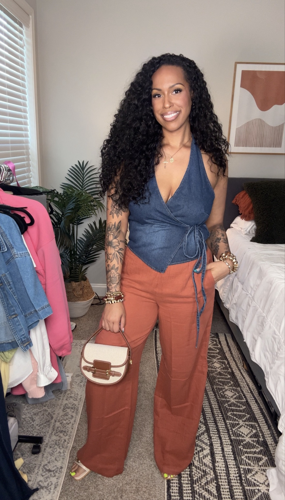 Cute Look for Summer!

Large in the top
8 in the pants 

#LTKMidsize #LTKTall #LTKootd