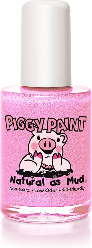 PIGGY PAINT 100% Non-toxic Girls Nail Polish - Safe, Chemical Free Low Odor for Kids, Tickled Pin... | Amazon (US)