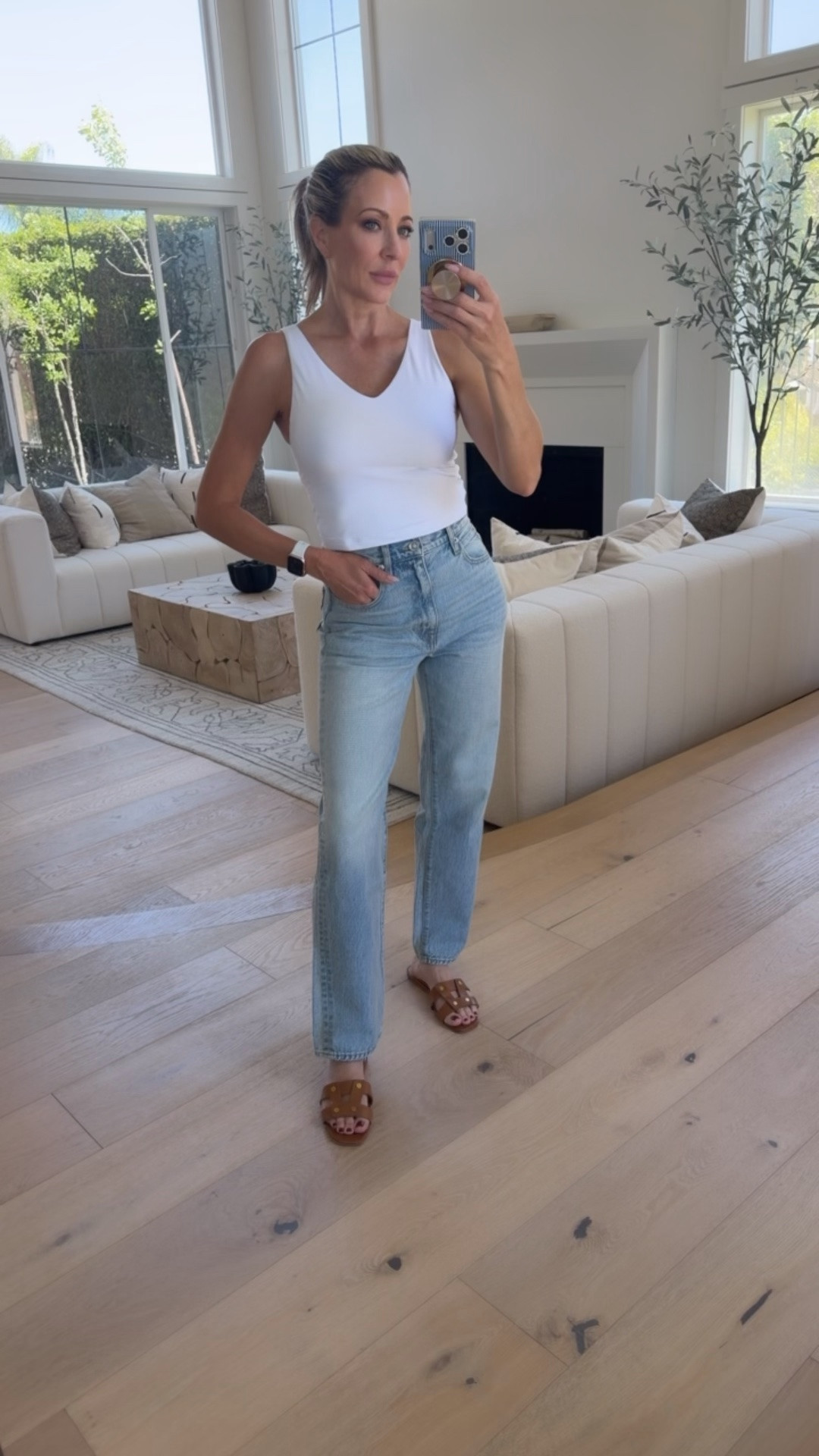 The most perfect straight leg jeans ever!!!! Pricey. Go up 1 size!

#LTKootd #LTKOver40 #LTKSeasonal