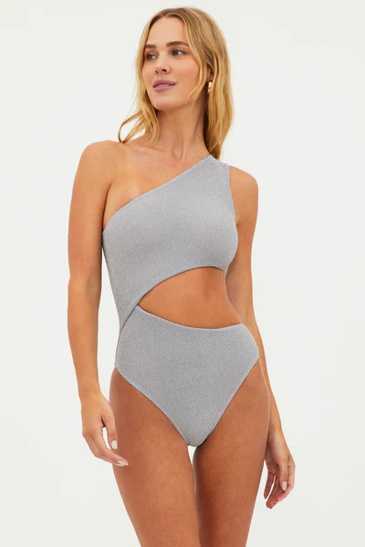 Celine One Piece Silver | Beach Riot