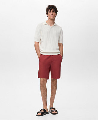 Men's Cotton Knitted Polo Shirt | Macy's