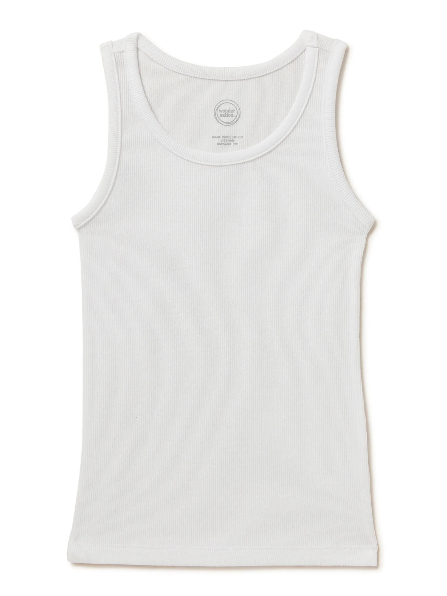 Wonder Nation Girls Kid Tough Tank Top, Sizes 4-18 & Plus | Walmart (US)