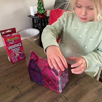 CreateOn Crayola Magnetic Tiles, Building Set for Kids, Magnetic Blocks, Travel Toys, Classroom S... | Amazon (US)