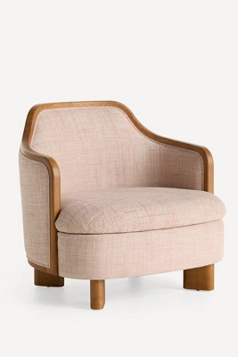 Gia Linen Blend Occasional Chair | Anthropologie (US)