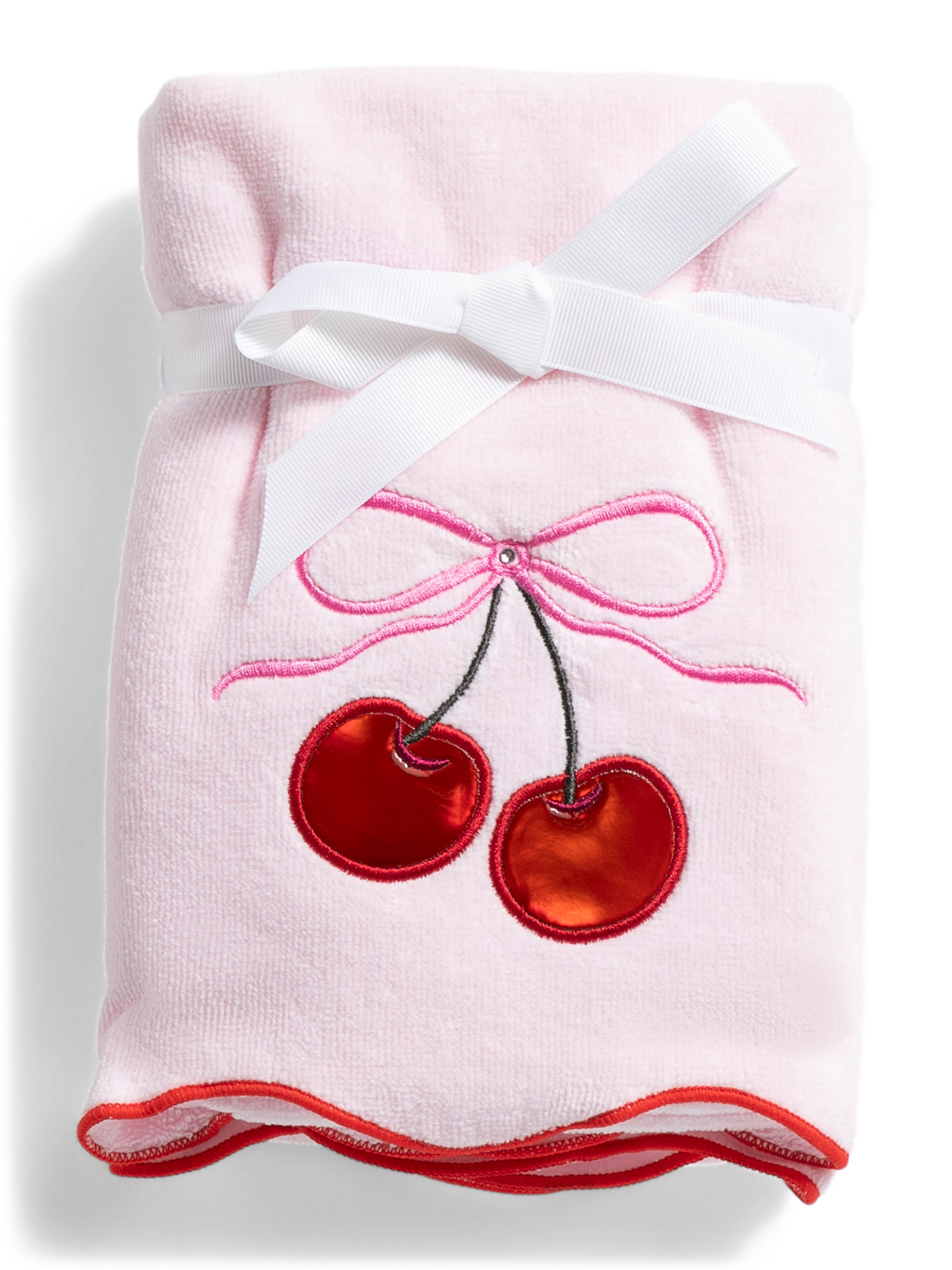 2pk Bow Cherries Hand Towels | TJ Maxx