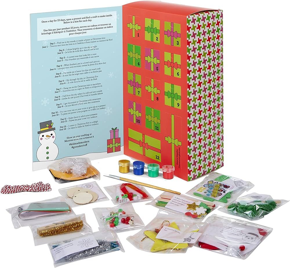 KID MADE MODERN 12 Days of Christmas Crafting, 1 EA | Amazon (US)