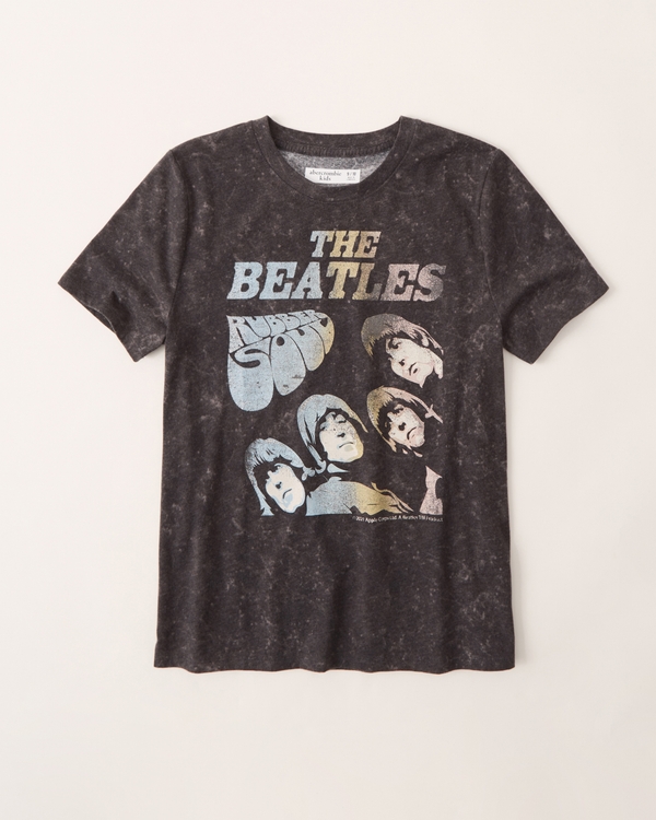 girls oversized beatles band tee | girls clearance | Abercrombie.com | Abercrombie & Fitch (US)