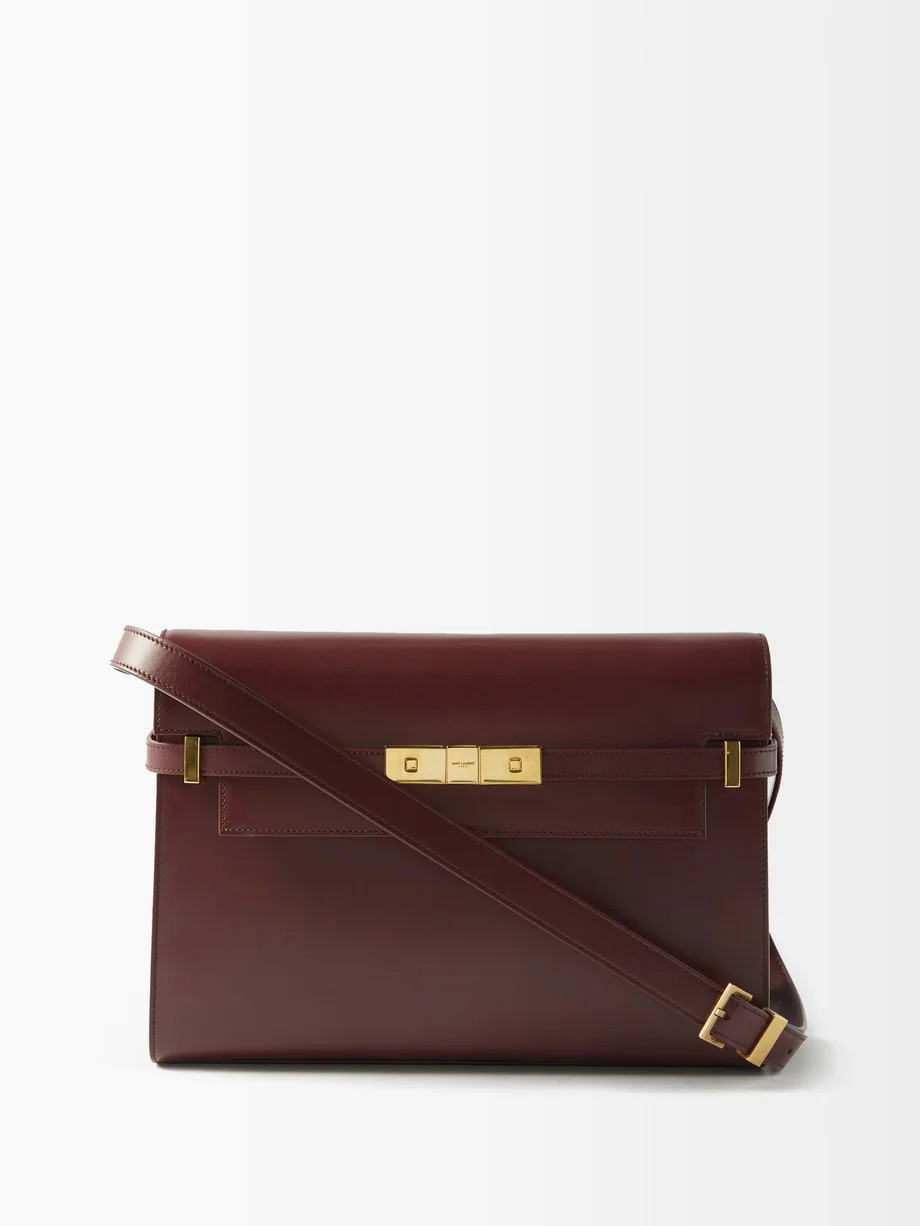 Manhattan leather shoulder bag | Saint Laurent | Matches (UK)