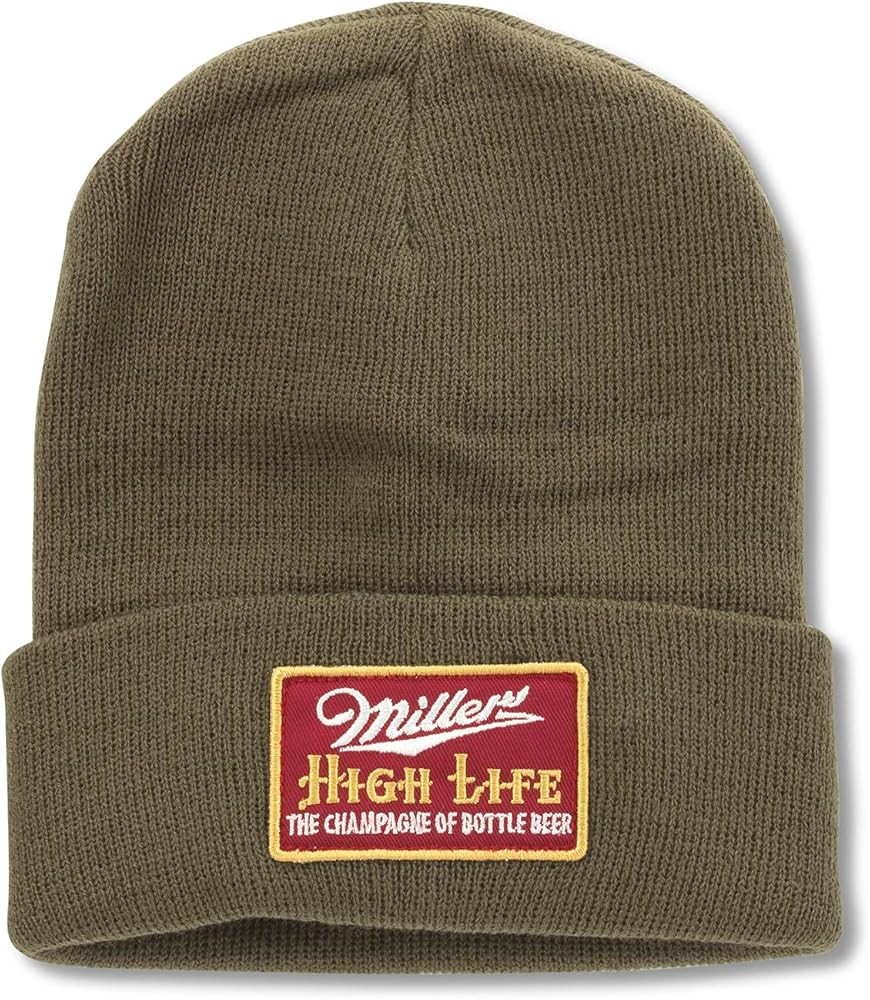 AMERICAN NEEDLE Unisex Beer Brand Cuffed Knit Beanie Hat | Amazon (US)