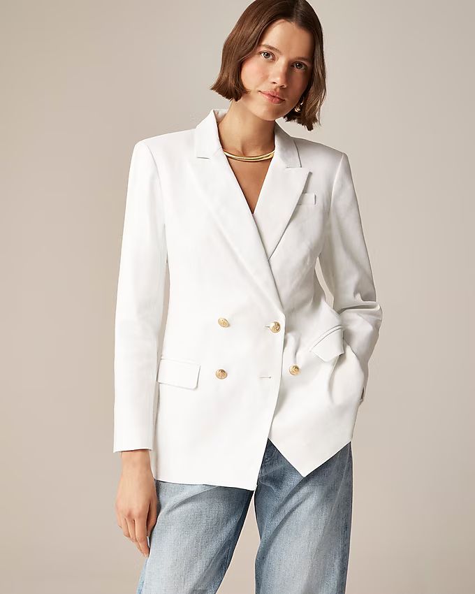 new color5.0(12 REVIEWS)Greta blazer in stretch linen blend$209.50$248.00 (16% Off)WhiteClassicPe... | J.Crew US