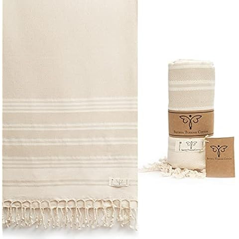 Turkish Beach Towel - Turkish Cotton - 39x71 inch Oversized - Turkish Towel for Beach, Bath, Pool... | Amazon (US)