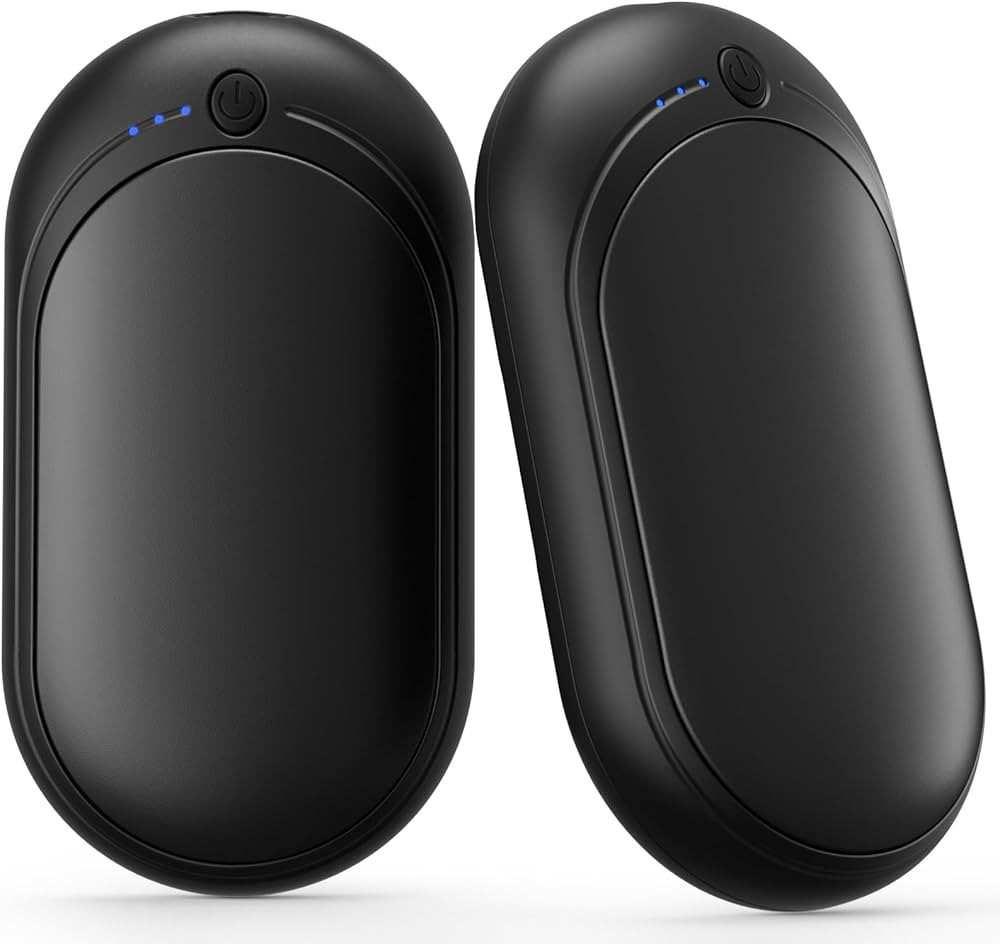 Hand Warmers Rechargeable, KNIFOD 2 Pack 6000mAh Portable Electric Handwarmers, Reusable USB Pock... | Amazon (US)