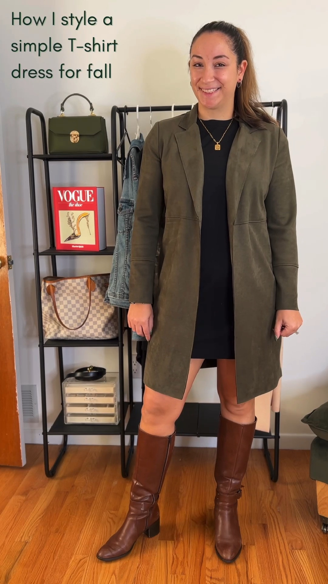 How I Style a Simple T-Shirt Dress for Fall!

This is another great outfit for Thanksgiving. Add a nice blazer or jacket to any tshirt dress and add accessories! 

#thanksgiving #thanksgivingoutfits #workwearideas #falloutfitideas 

#LTKmidsize #LTKworkwear #LTKstyletip