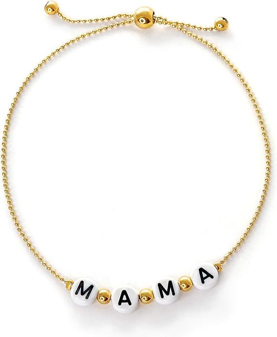 Benevolence LA Mama Bracelet, Mom Jewelry, Mama Bracelets for Women, Gifts for Mom from Daughter,... | Amazon (US)