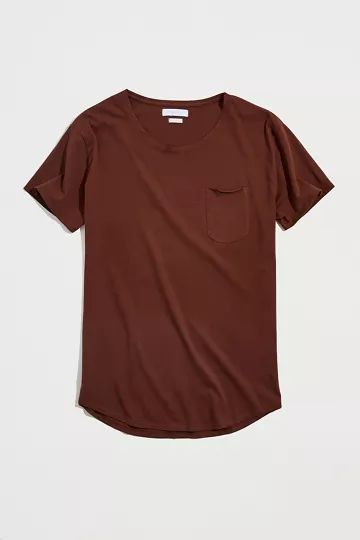 Standard Cloth Scoop Neck Curved Hem Tee | Urban Outfitters (US and RoW)