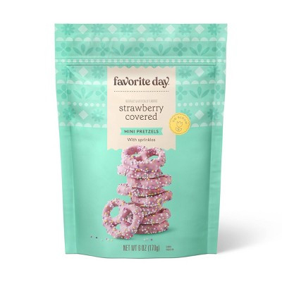 Easter Strawberry Covered Mini Pretzels - 6oz - Favorite Day™ | Target