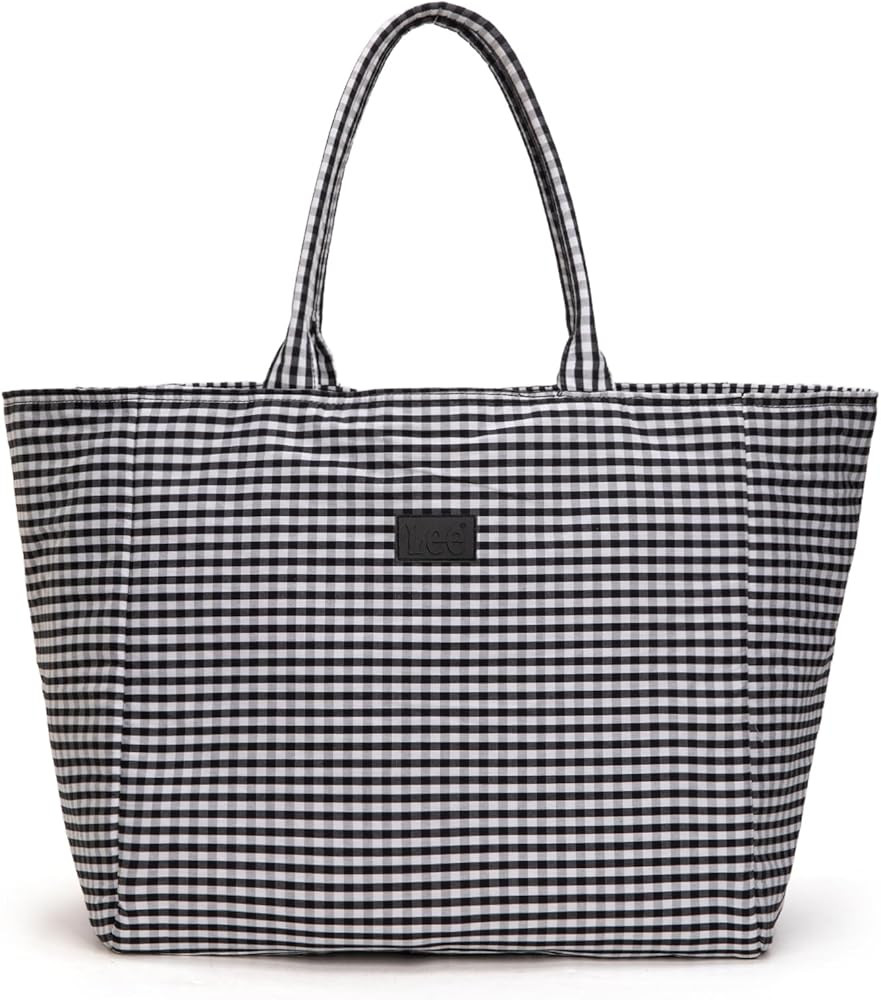 Montana West x Lee Extra Large Soft Cotton Tote Bag for Women Thick Lightweight Shoulder Bag Reus... | Amazon (US)