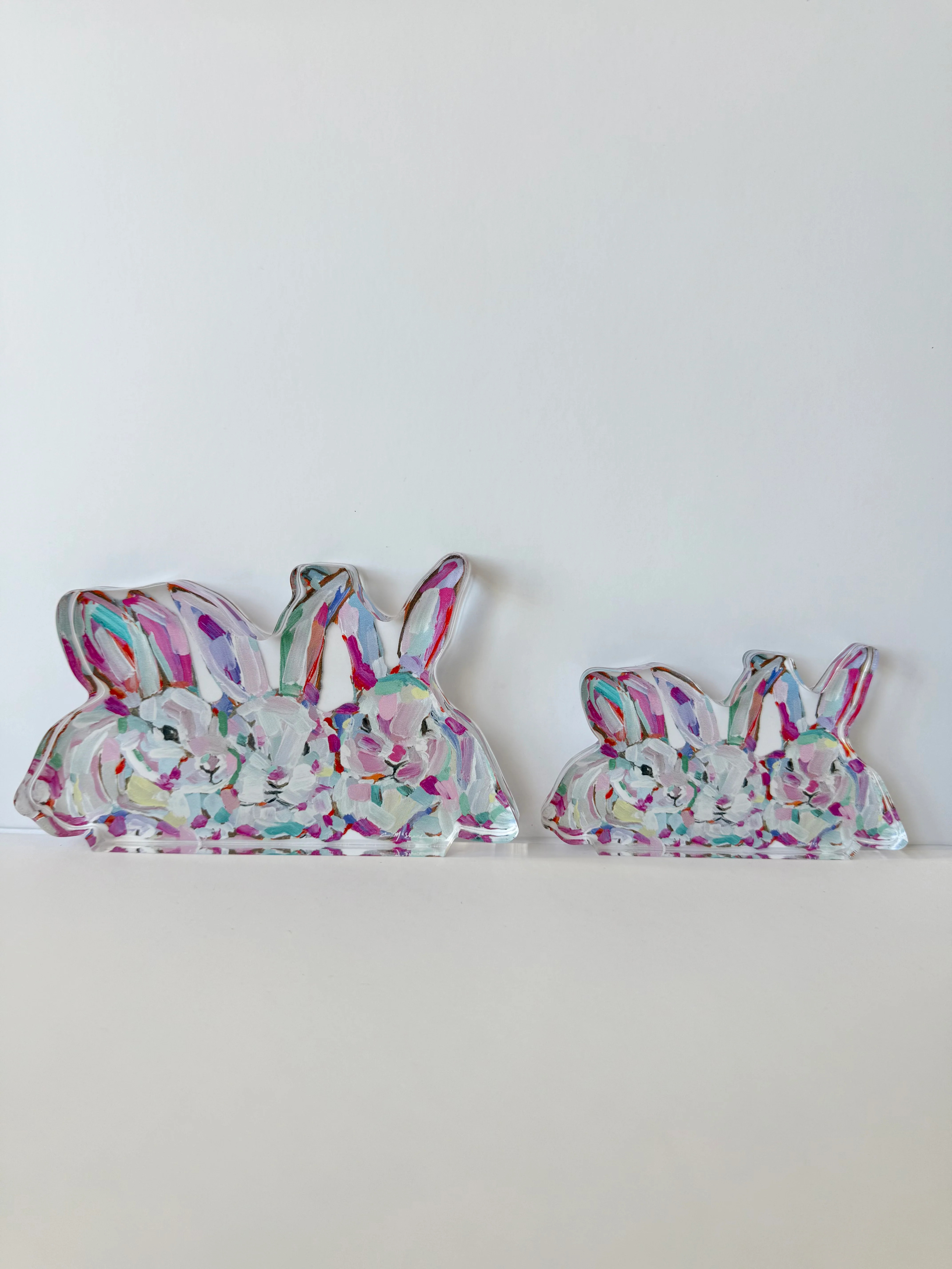 "Hip Hap Hop" bunny acrylic | Chelsea McShane Art