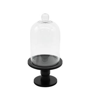 13" Glass Cloche with Black Pedestal by Ashland® | Michaels | Michaels Stores