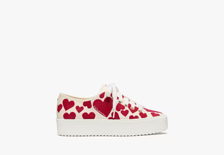Serve Sweet Hearts Sneakers | Kate Spade (US)