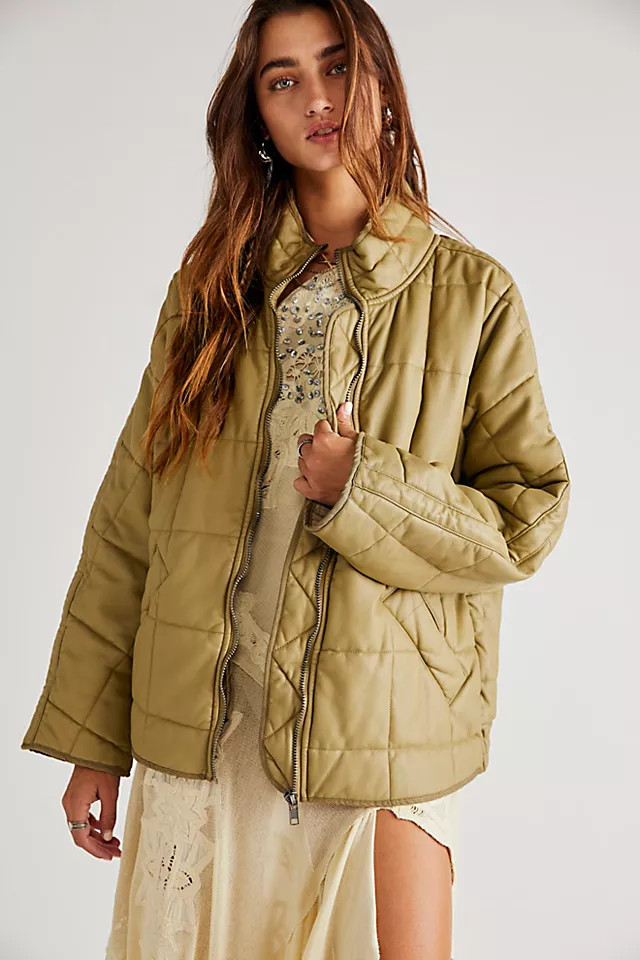 Dolman Quilted Vegan Jacket | Free People (Global - UK&FR Excluded)