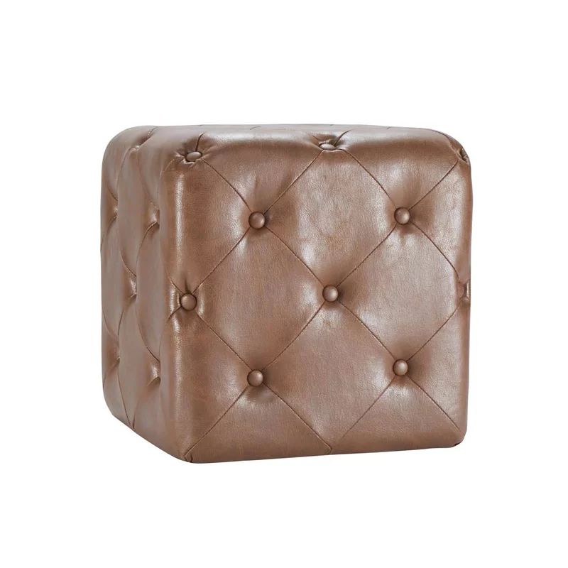 Demaree 15.75" Wide Tufted Square Cube Ottoman | Wayfair Professional