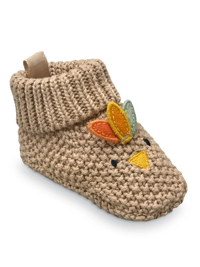 Carter's Child of Mine Infant Unisex Knit Turkey Graphic Booties, Sizes Newborn | Walmart (US)