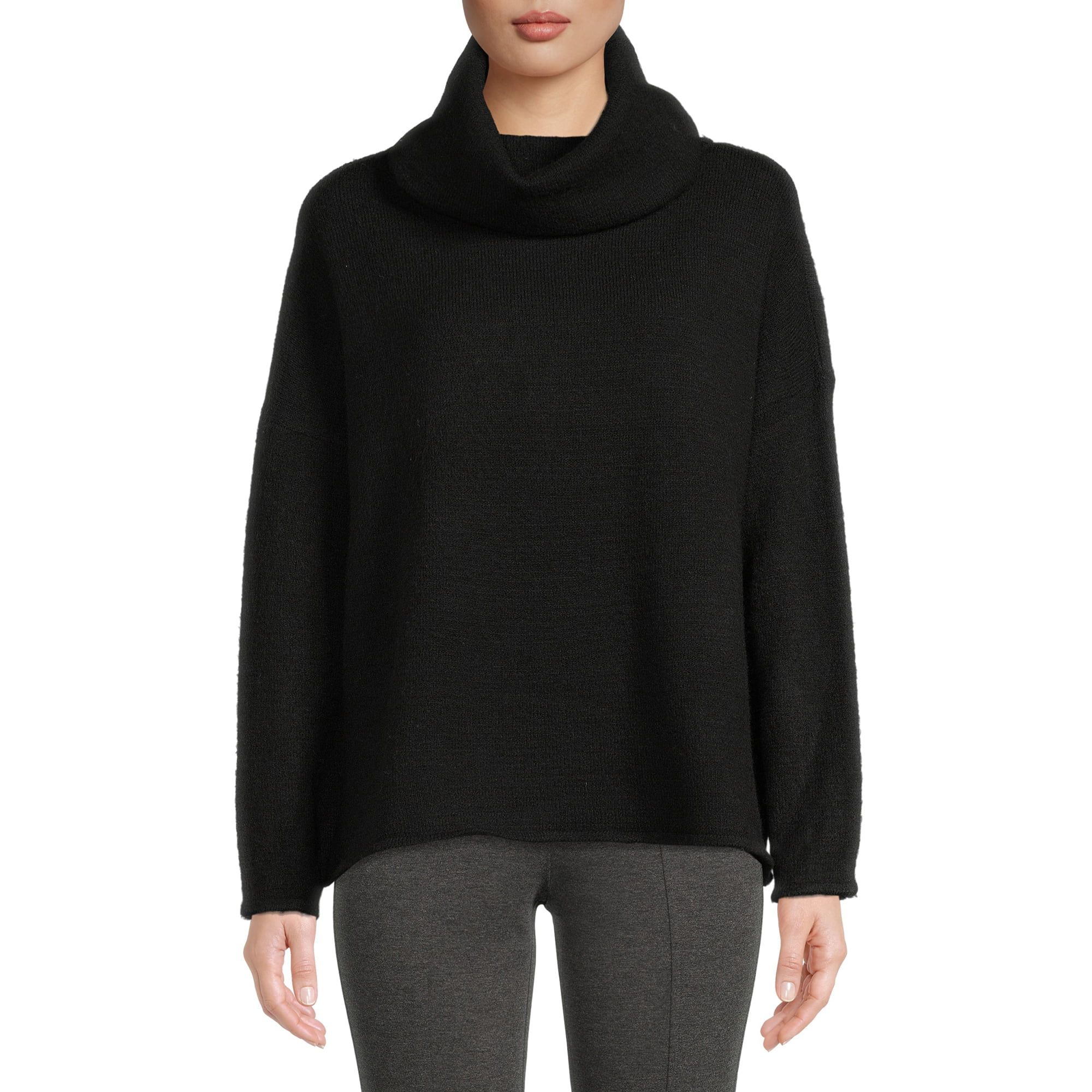 Dreamers by Debut Womens Cowl Neck Pullover Long Sleeve Sweater | Walmart (US)