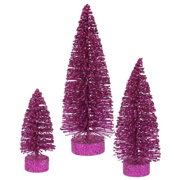 Vickerman Glitter Tree Set Tabletop Artificial Christmas Tree | Target
