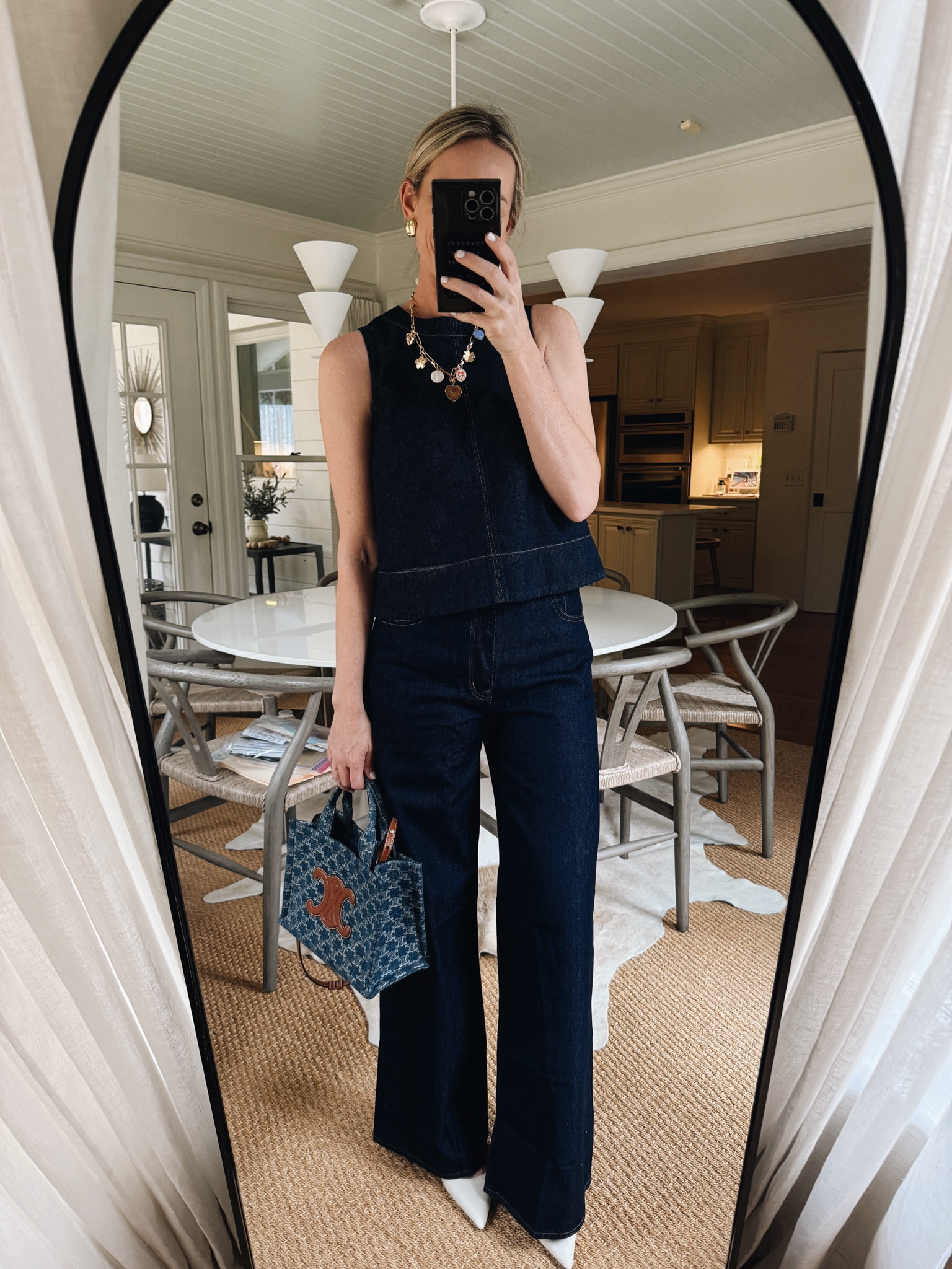 Very very very into this look for spring. Madewell set that works with a layer for now ( trench ) and styled like this for later too! Perfect. True to size. 

#LTKStyleTip