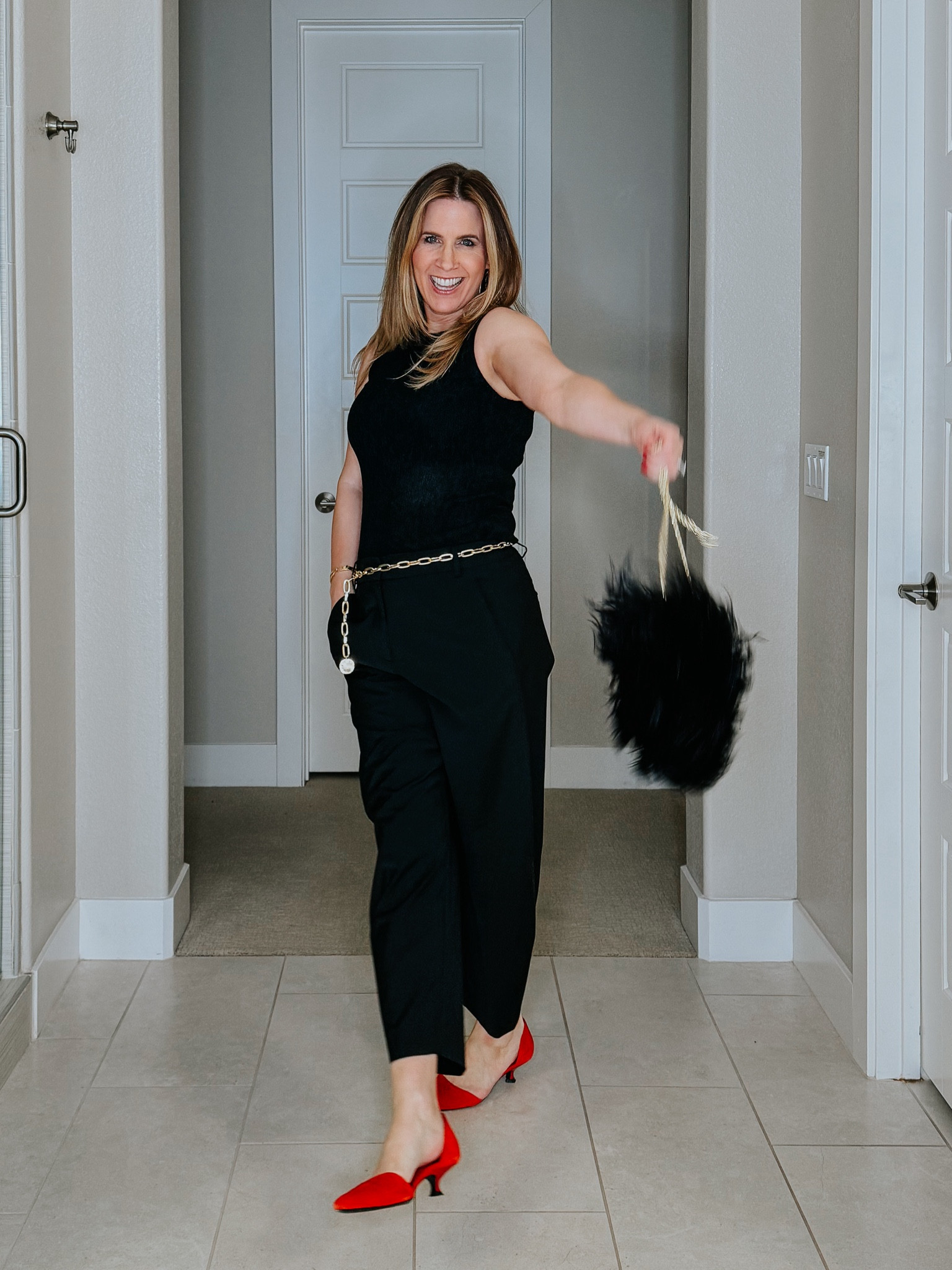 Holiday outfits don’t need to be red or green. Shop your closet and use cute accessories! Having good basics will mean you are never without something to wear. 
#tibi

#LTKstyletip #LTKHoliday #LTKparties