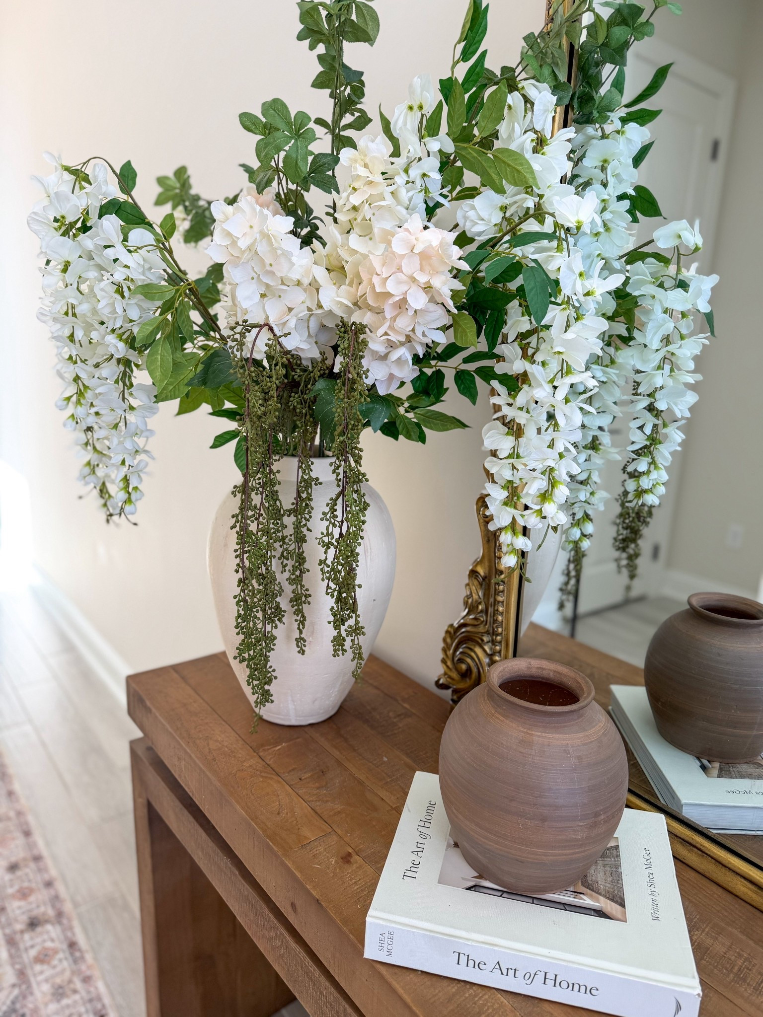 Target understood the assignment 🤍  
The vase. The florals. Instant spring refresh.

Linked in my LTK ✨

#LTKHome #LTKSaleAlert #LTKmomlife