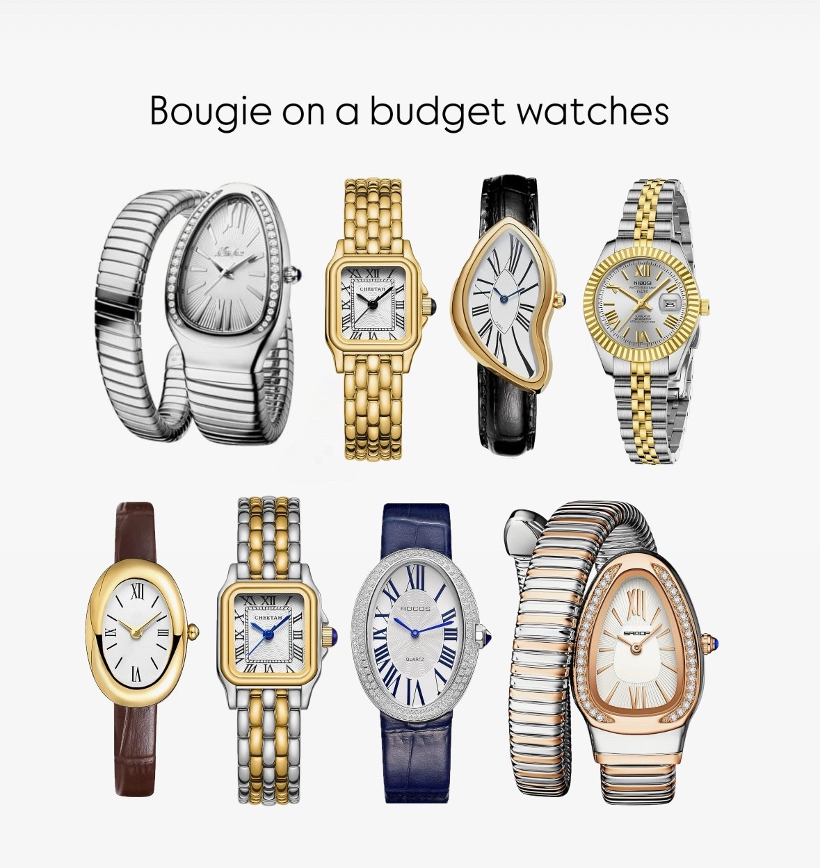 Bougie on a budget watches 

#LTKStyleTip #LTKFindsUnder50