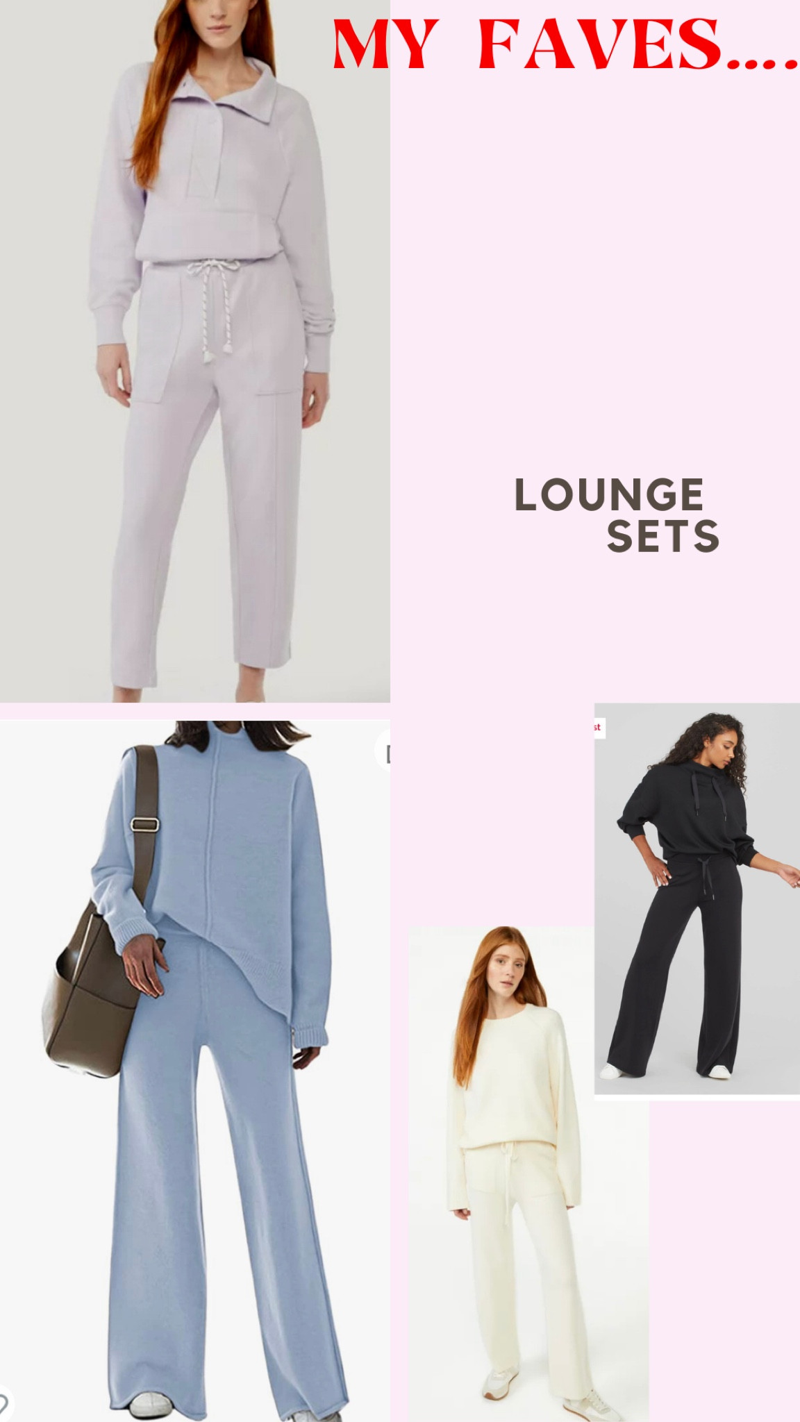 I’m so into lounge wear these days.  These are some of my faves!! #justlounge #loungeset #loungewear 

#LTKunder50 #LTKHoliday #LTKstyletip