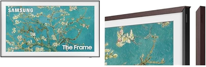 Samsung The Frame 55” TV with Brown Bezel, 4K | Amazon (US)