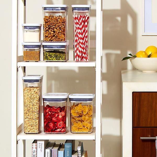 OXO Good Grips POP Rectangle Canisters | The Container Store