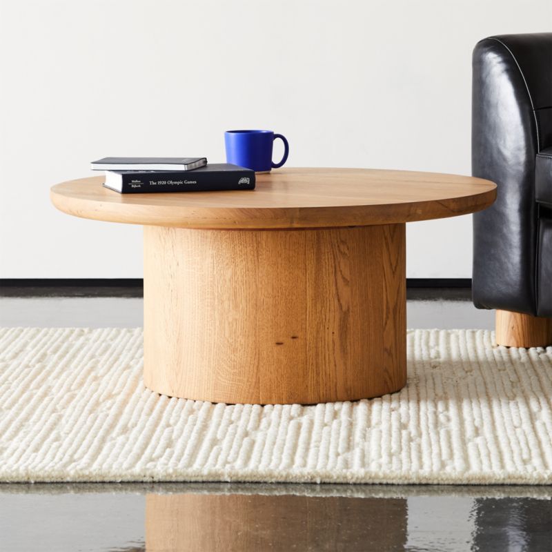 Justice Oak Coffee Table + Reviews | CB2 | CB2