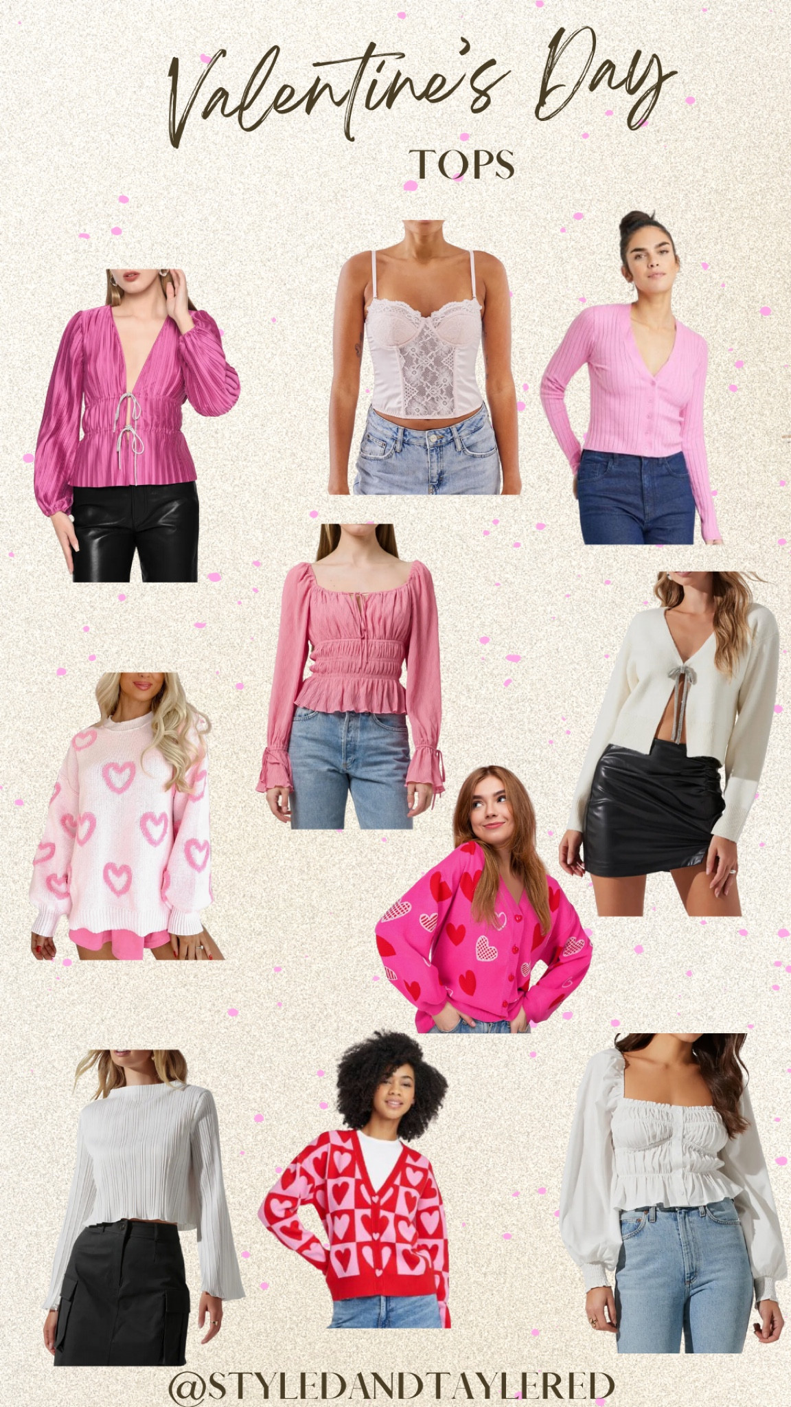 Valentine’s Day tops!! 

#LTKstyletip #LTKSeasonal #LTKfindsunder100