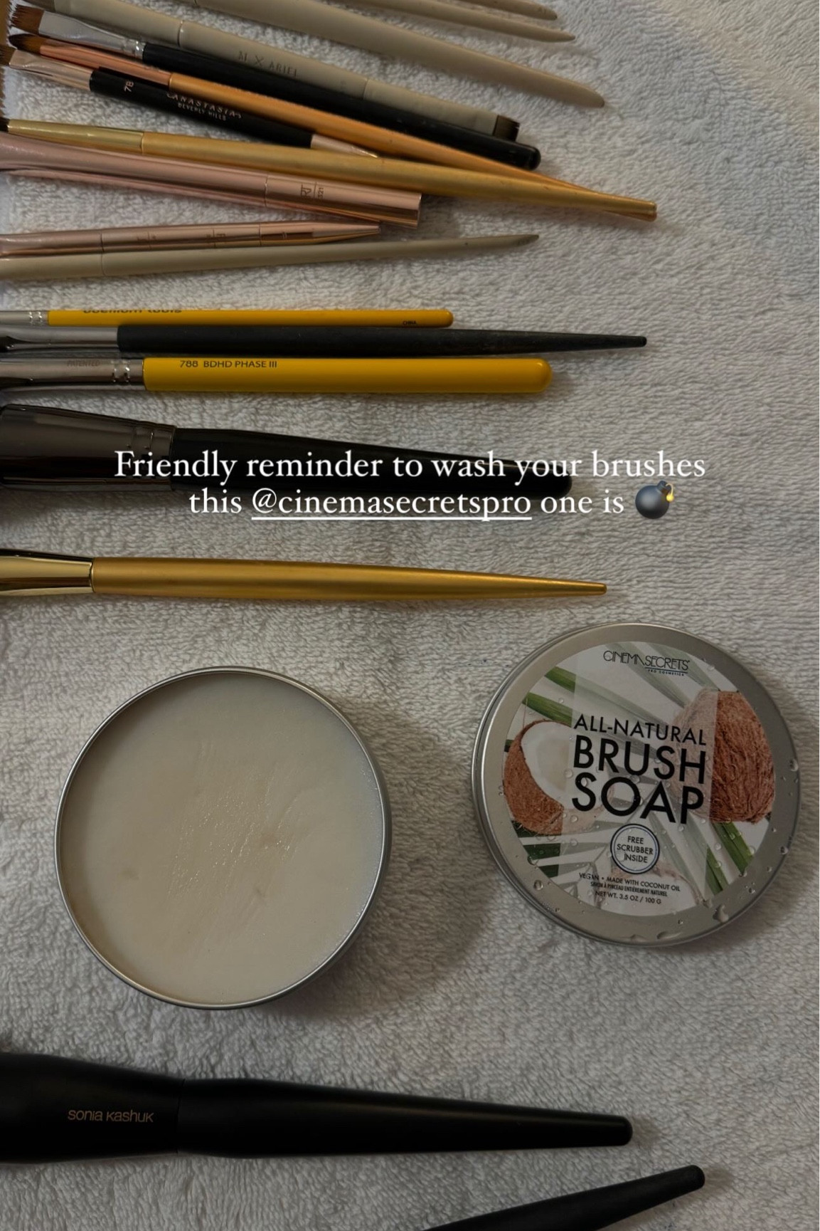 My fav brush cleansing soap 

#LTKFindsUnder50 #LTKBeauty