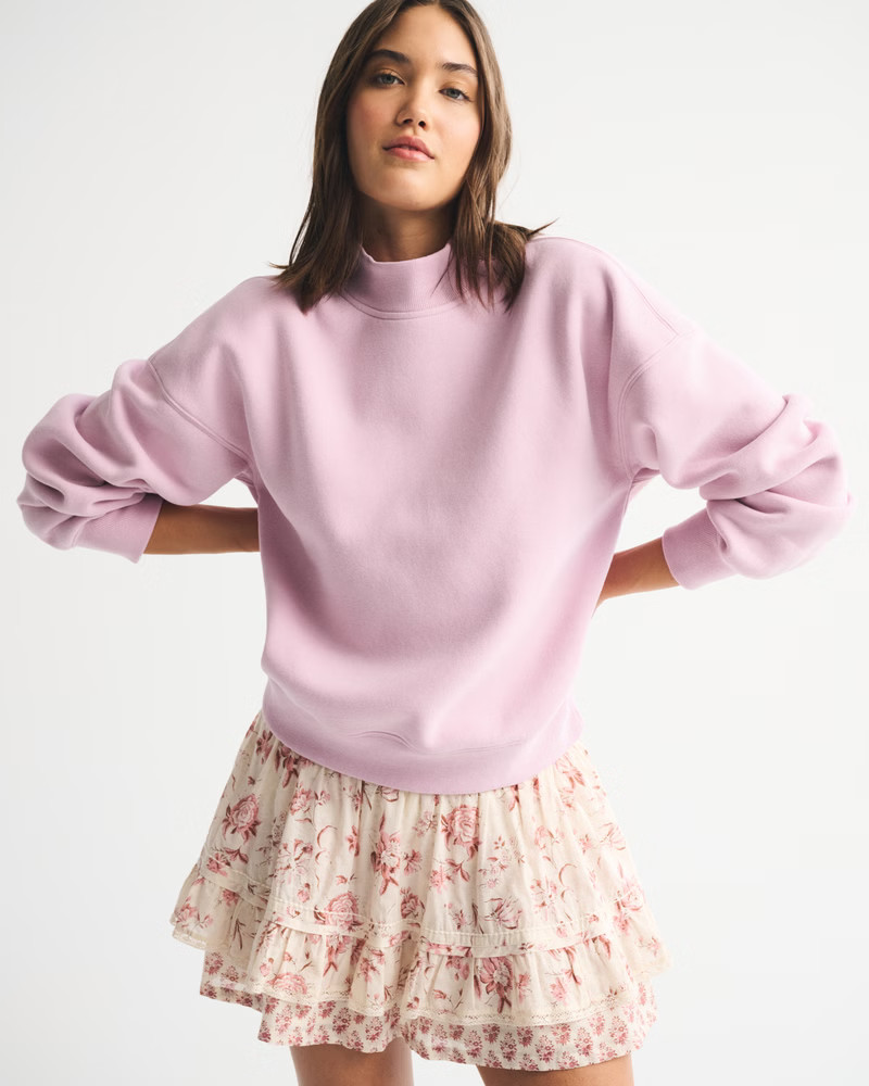 Sunday Mockneck Crew | Abercrombie & Fitch (US)