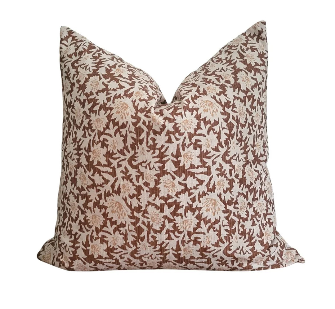 DEE DEE || block print pillow cover | Etsy (AU)