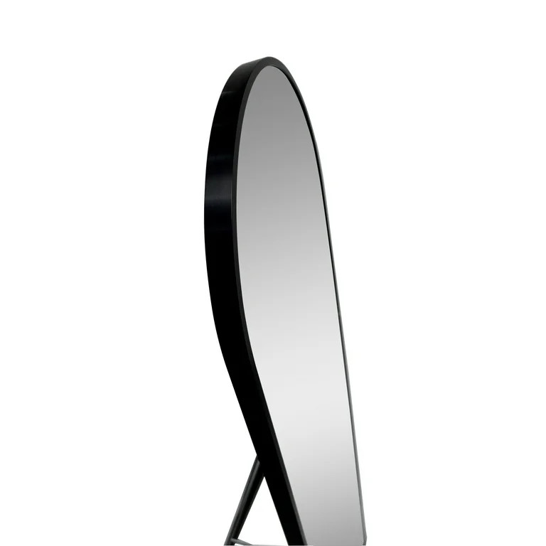 Better Homes & Garden 17"x 58" Modern Arch Aluminum Floor Easel Mirror, Black - Walmart.com | Walmart (US)