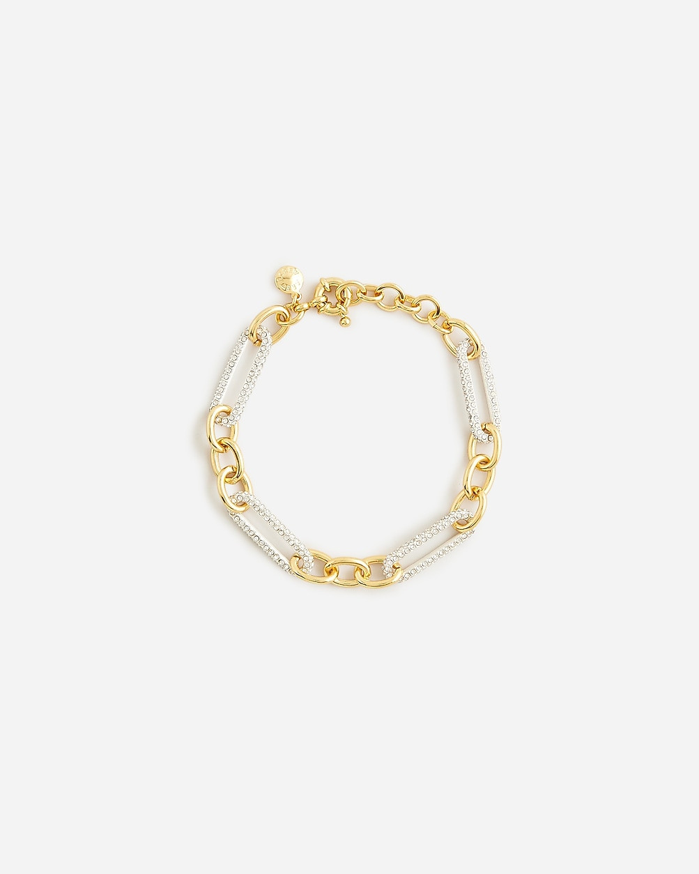 Pavé crystal link bracelet | J. Crew US