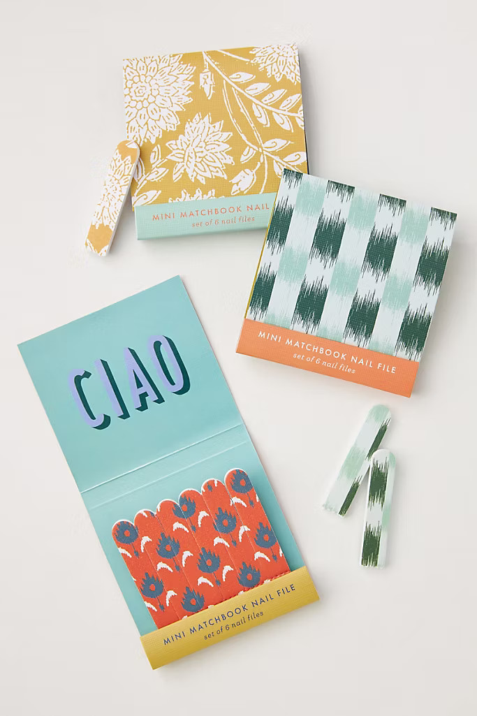 Pencil & Paper Co. Mini Matchbook Nail File Set | Anthropologie (US)