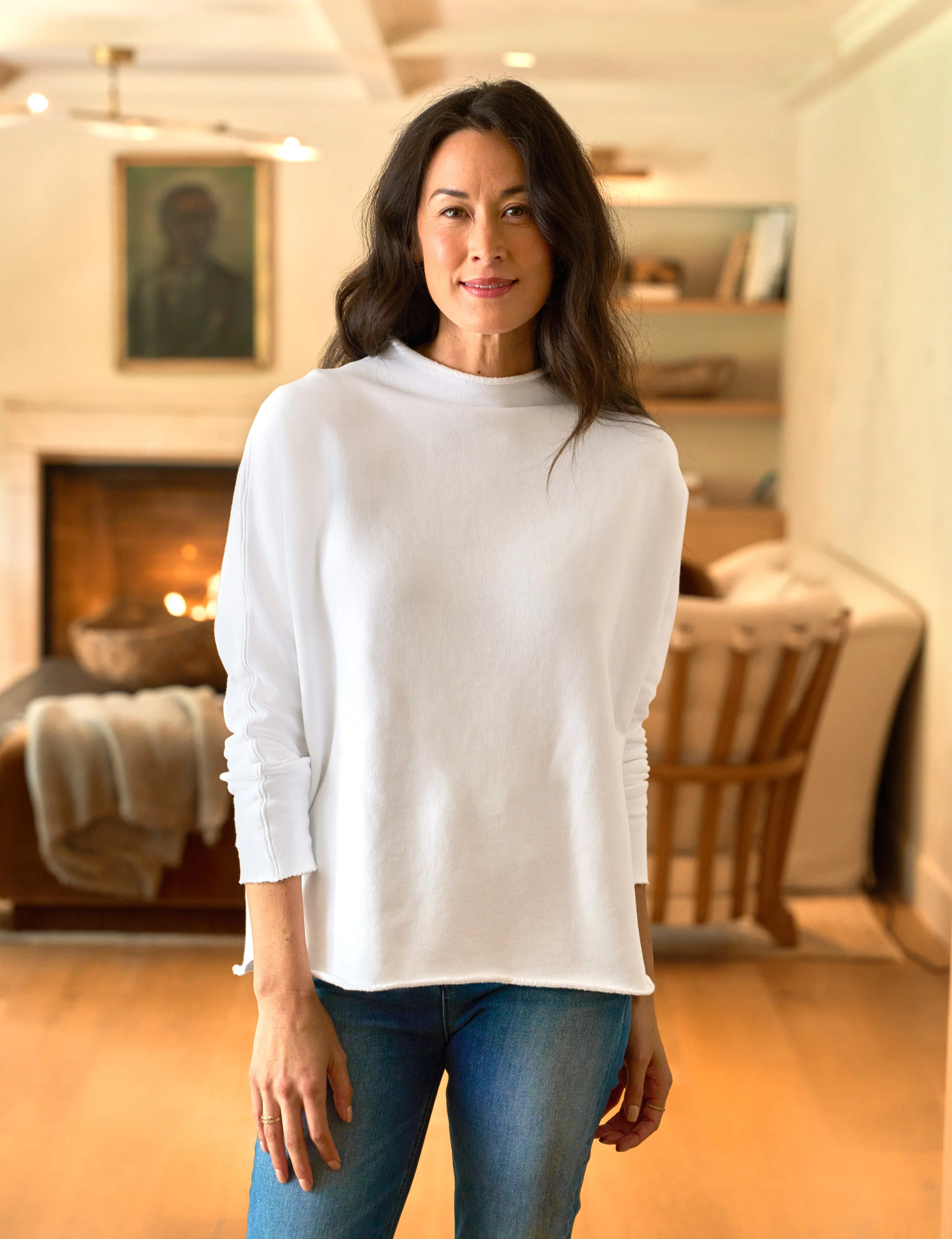 EFFIE White, Triple Fleece | Frank & Eileen