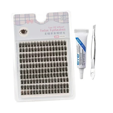 Stgfyxgs Eyelash Extension Fake Eye Lash DIY Lightweight Lazy Fake Lashes Wisps Individual Lashes for Dating Wedding Stage Performance D | Walmart (US)